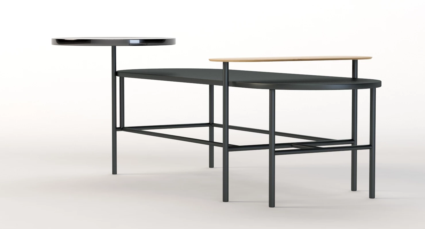 Palette Jh7 Table by And Tradition 3D Model_06