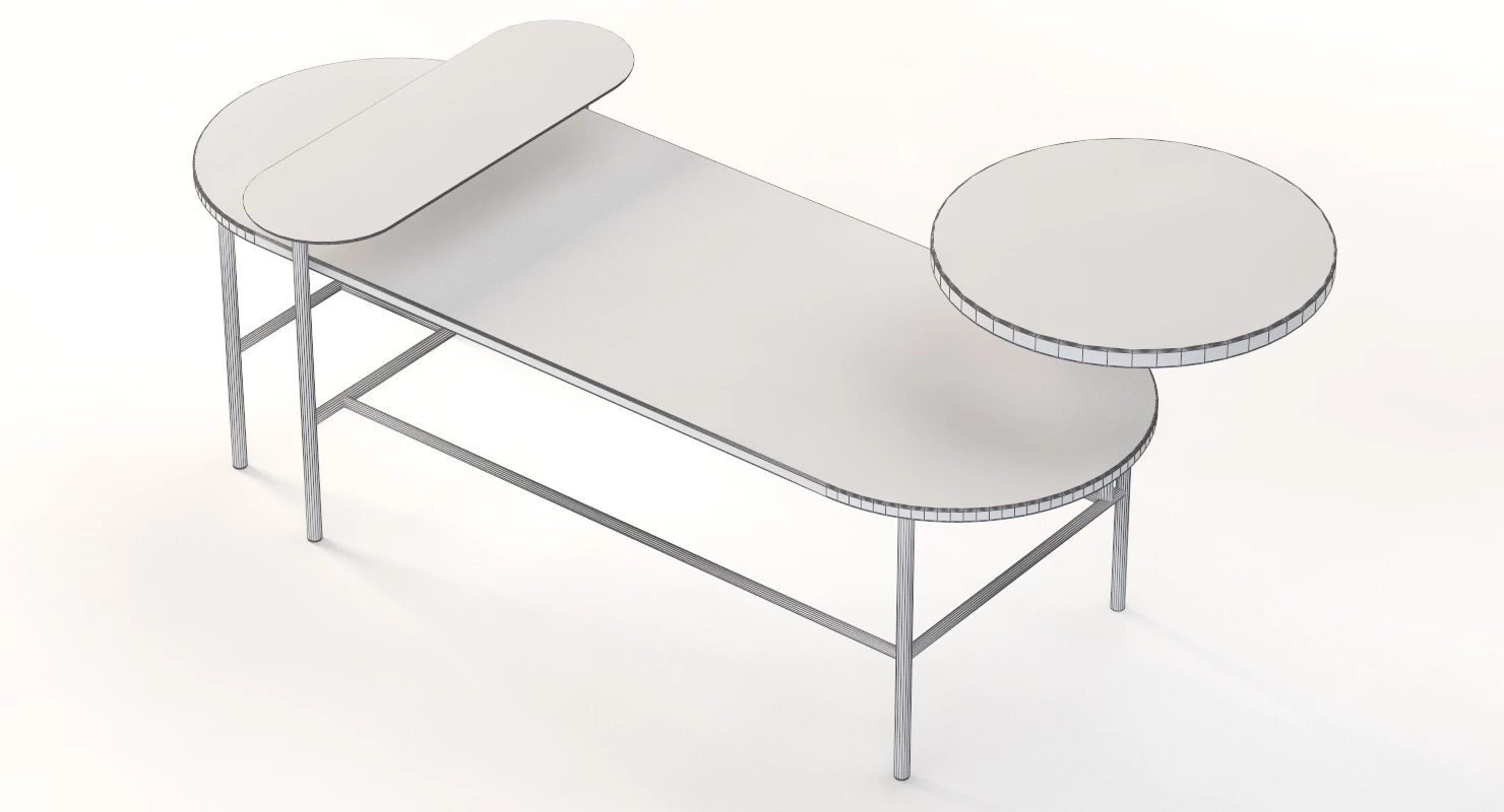 Palette Jh7 Table by And Tradition 3D Model_011
