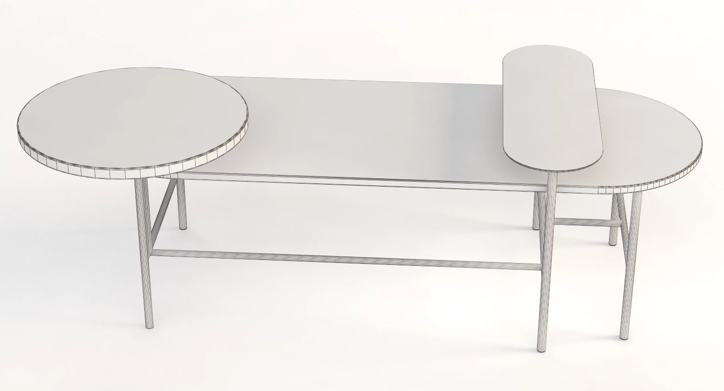 Palette Jh7 Table by And Tradition 3D Model_012