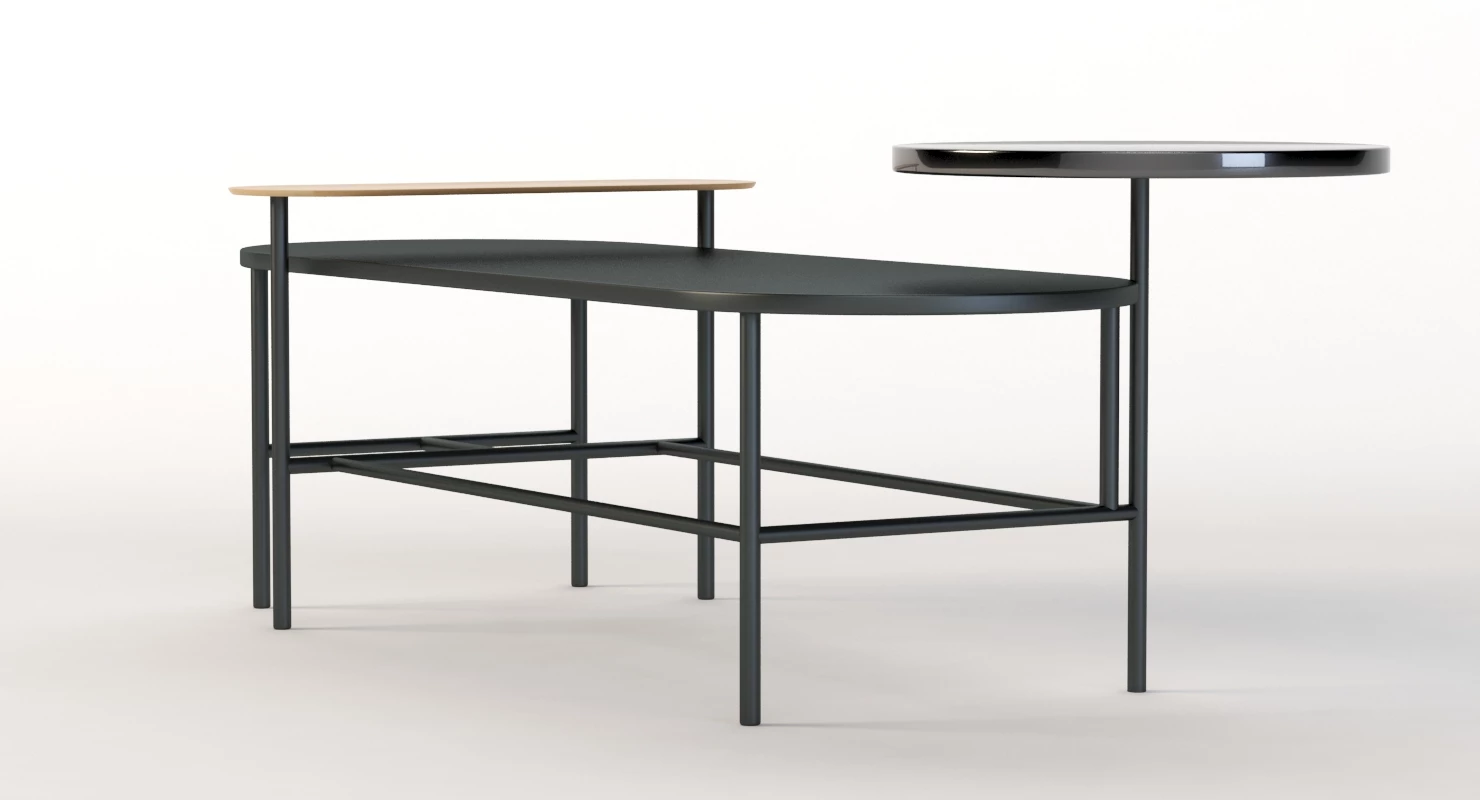 Palette Jh7 Table by And Tradition 3D Model_09