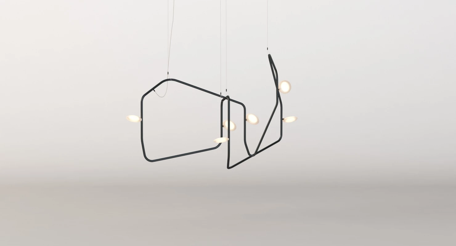 Palindrome 6 Chandelier 3D Model_08