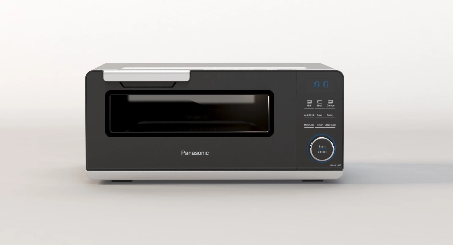 Panasonic Countertop Induction Oven 3D Model_04