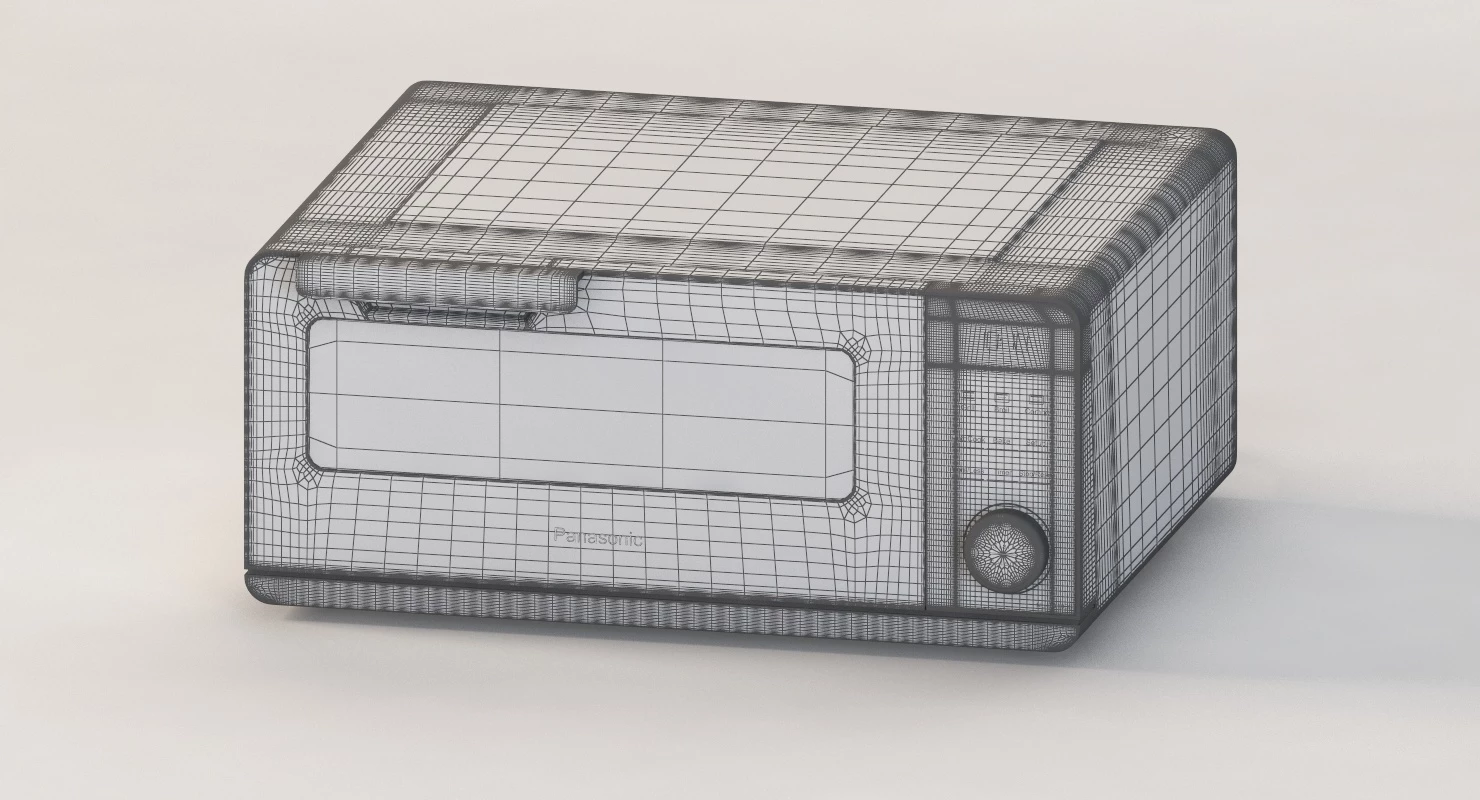Panasonic Countertop Induction Oven 3D Model_011