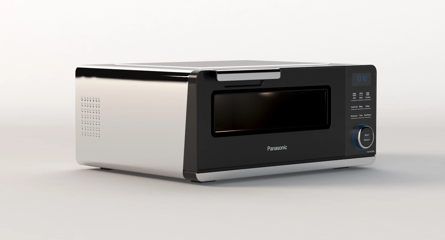 Panasonic Countertop Induction Oven 3D Model_05