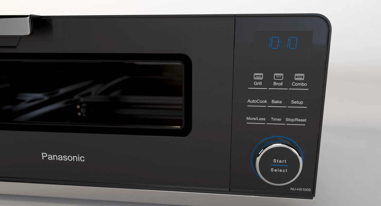 Panasonic Countertop Induction Oven 3D Model_03