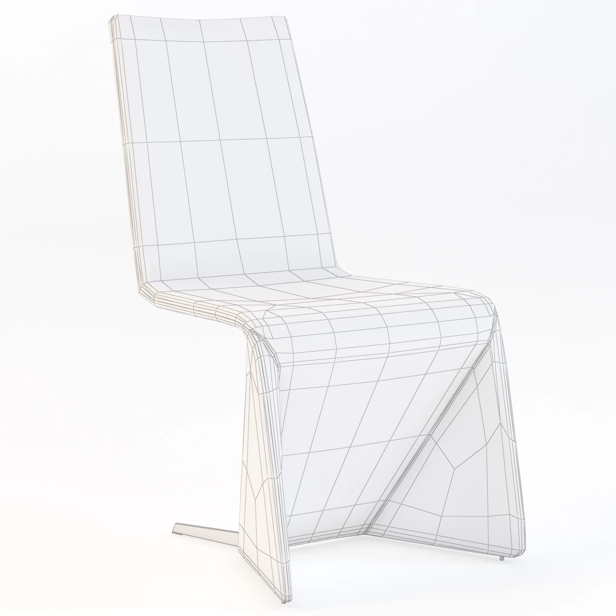 Patricia Cattelan Italia Chair By Emilio Nanni 3D Model_04