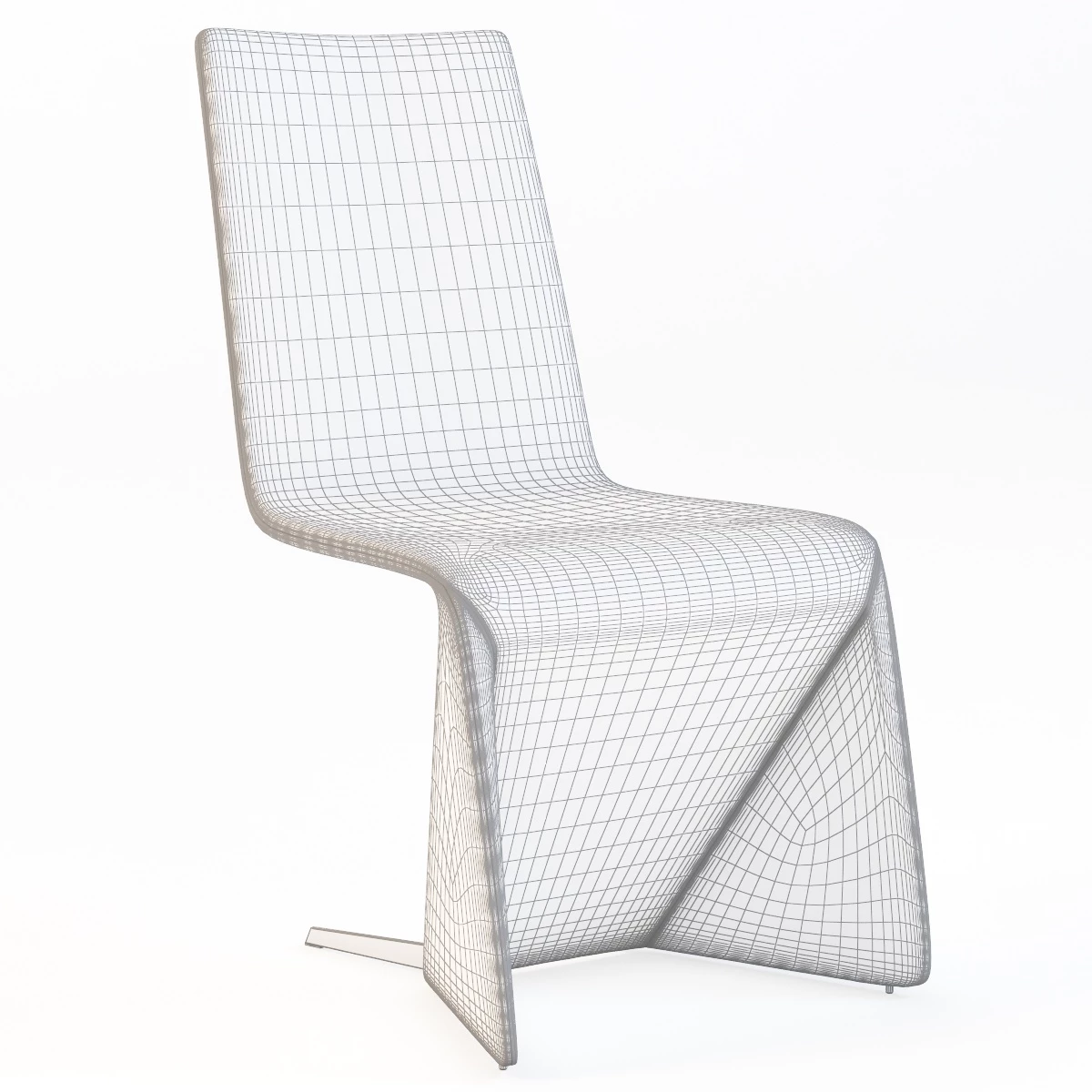 Patricia Cattelan Italia Chair By Emilio Nanni 3D Model_03