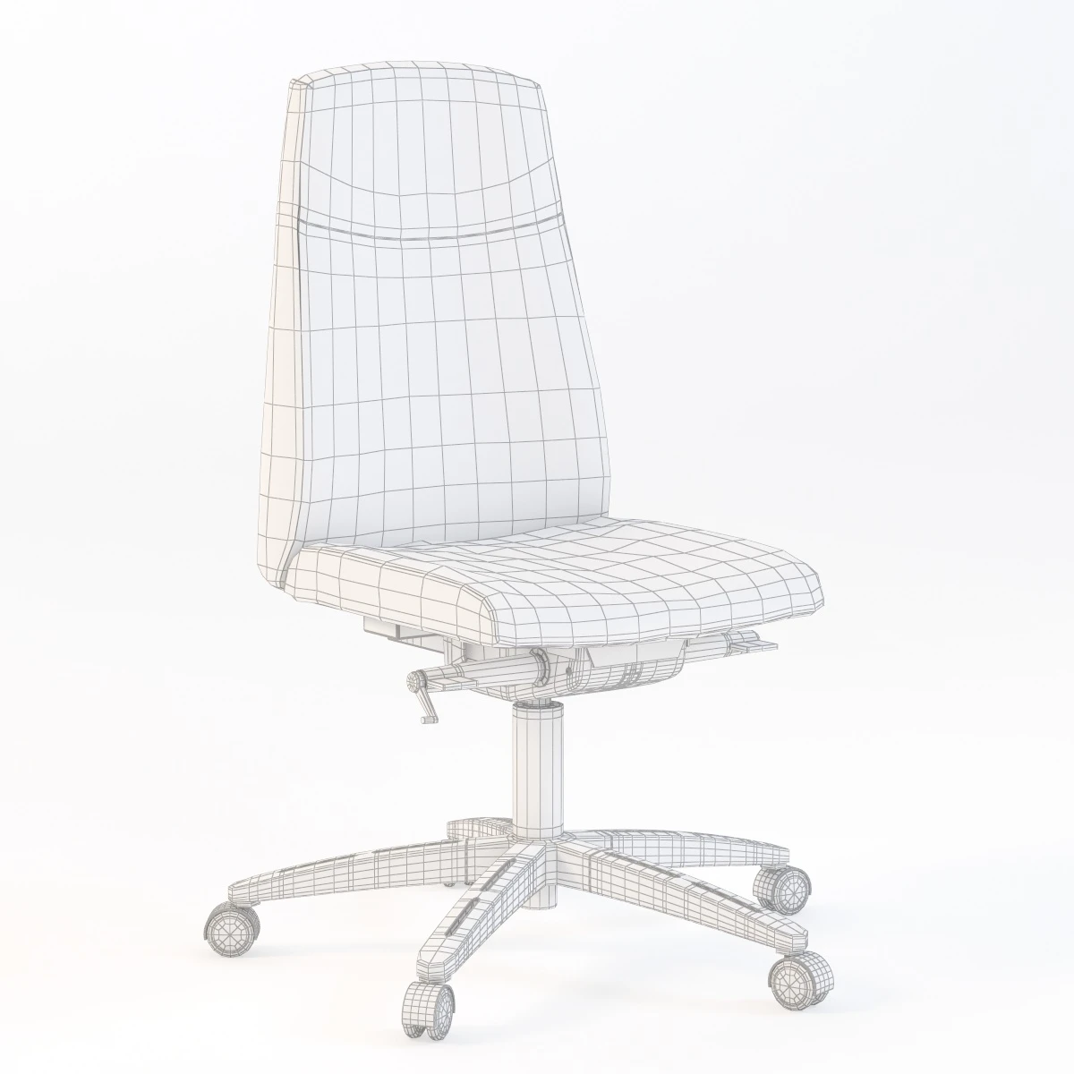Photorealisctic IKEA VOLMAR Swivel Chair 3D Model_04
