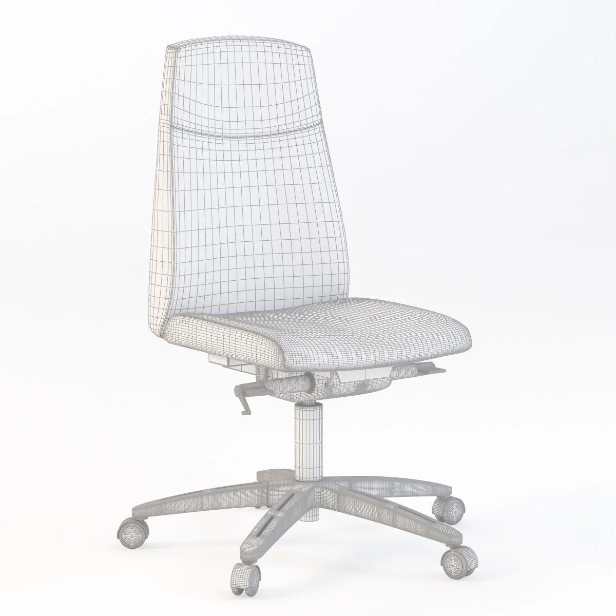 Photorealisctic IKEA VOLMAR Swivel Chair 3D Model_03