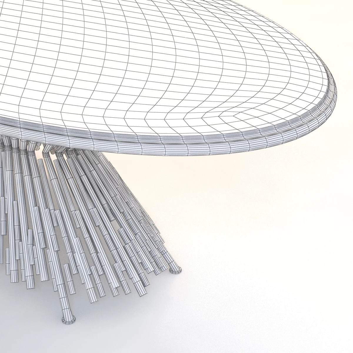 Pick Up Sticks Dining Table 3D Model_08