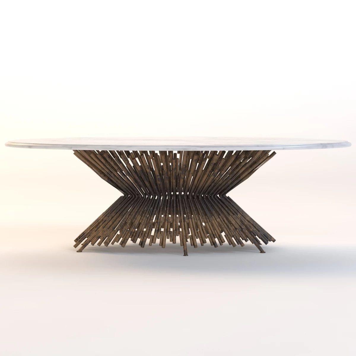 Pick Up Sticks Dining Table 3D Model_012