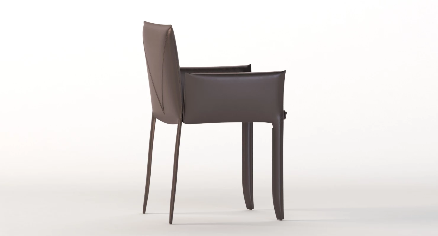 Piuma Dining Armchair by Studio Kronos 3D Model_011
