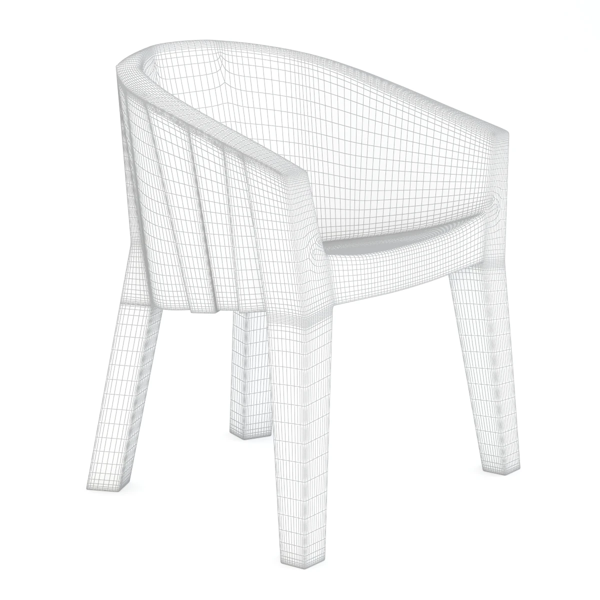 Plust Frozen Chair 3D Model_03