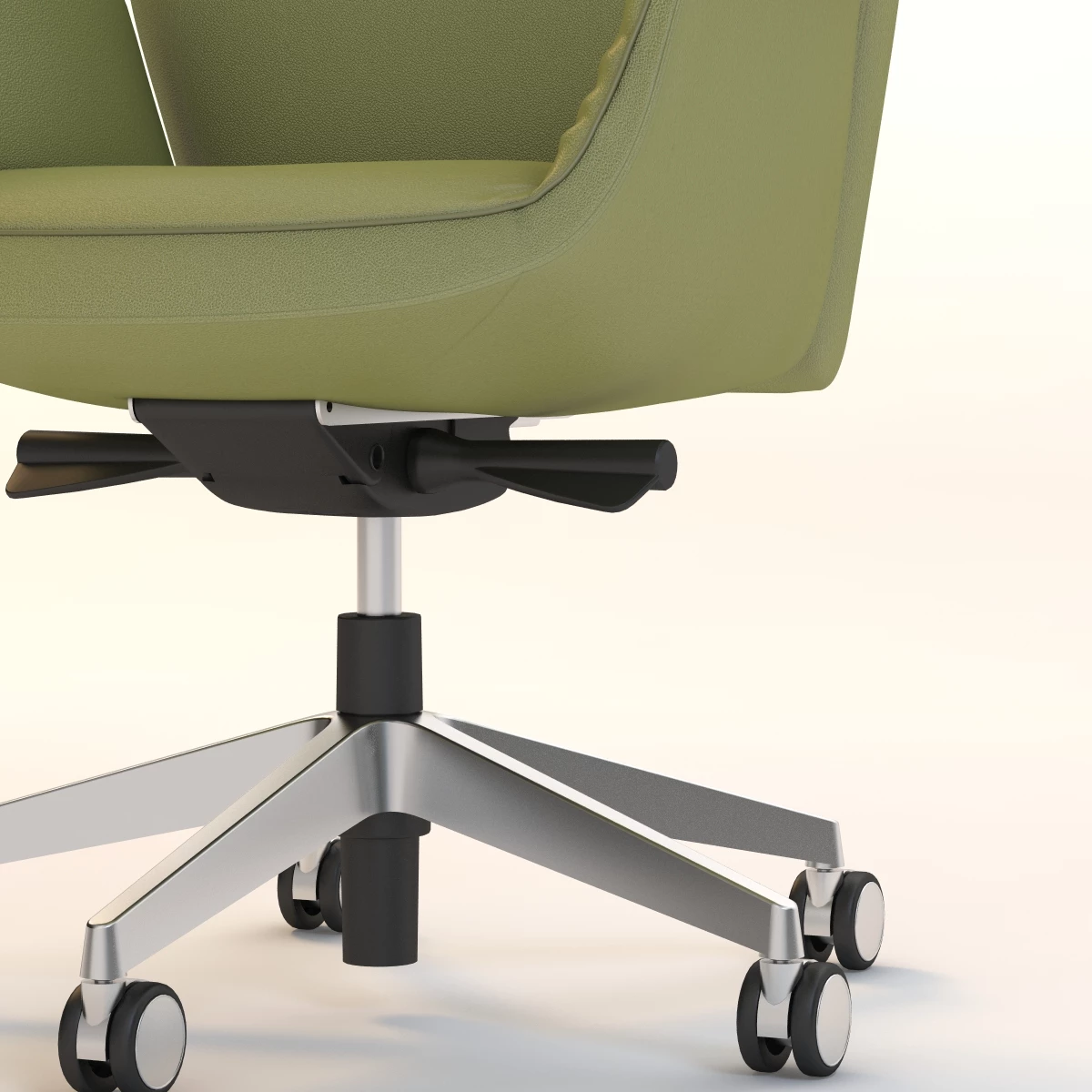 Poltronafrau Downtown Meeting Chair 3D Model_011