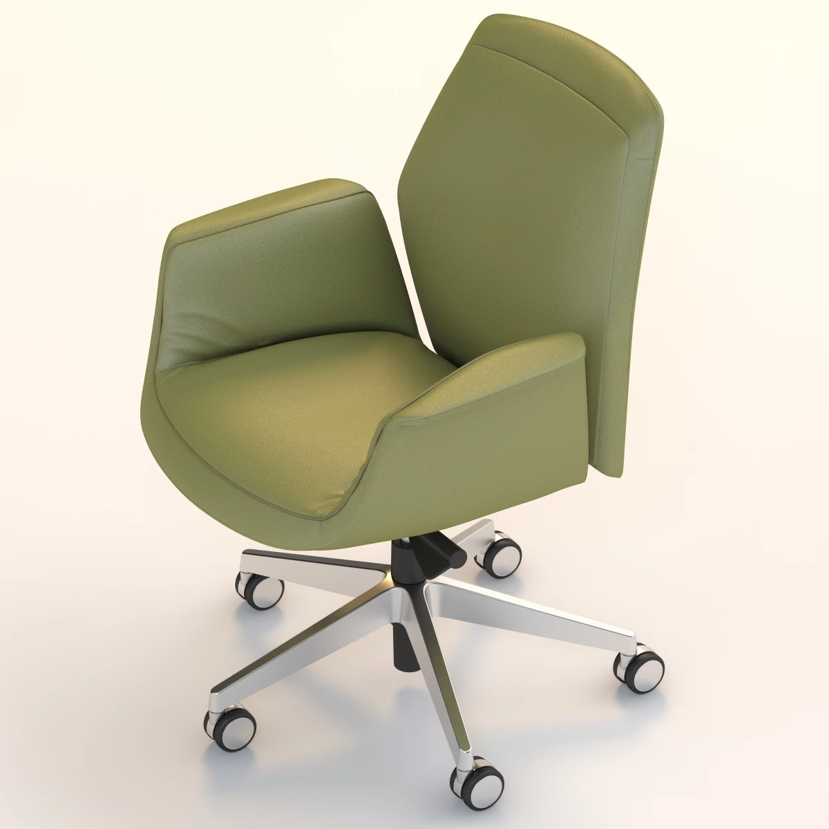 Poltronafrau Downtown Meeting Chair 3D Model_012