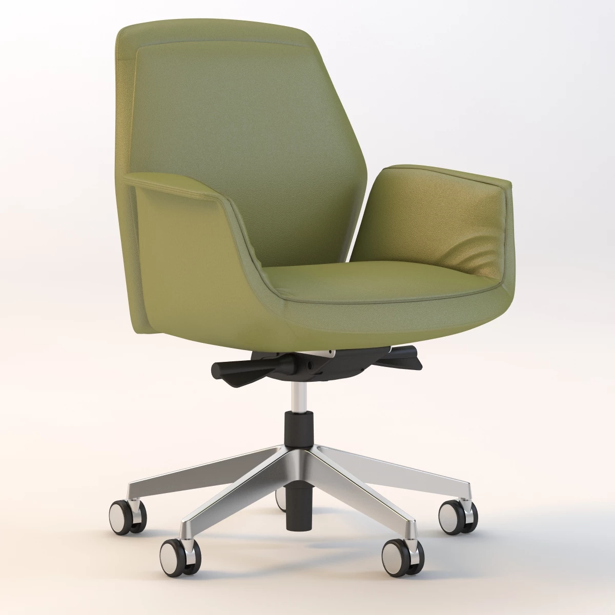 Poltronafrau Downtown Meeting Chair 3D Model_01