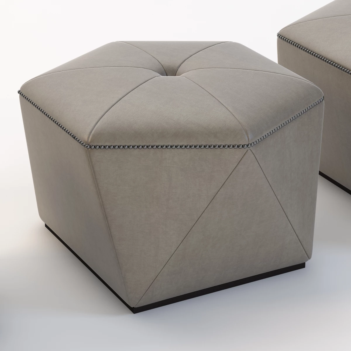 Portabello Ottoman 3D Model_05