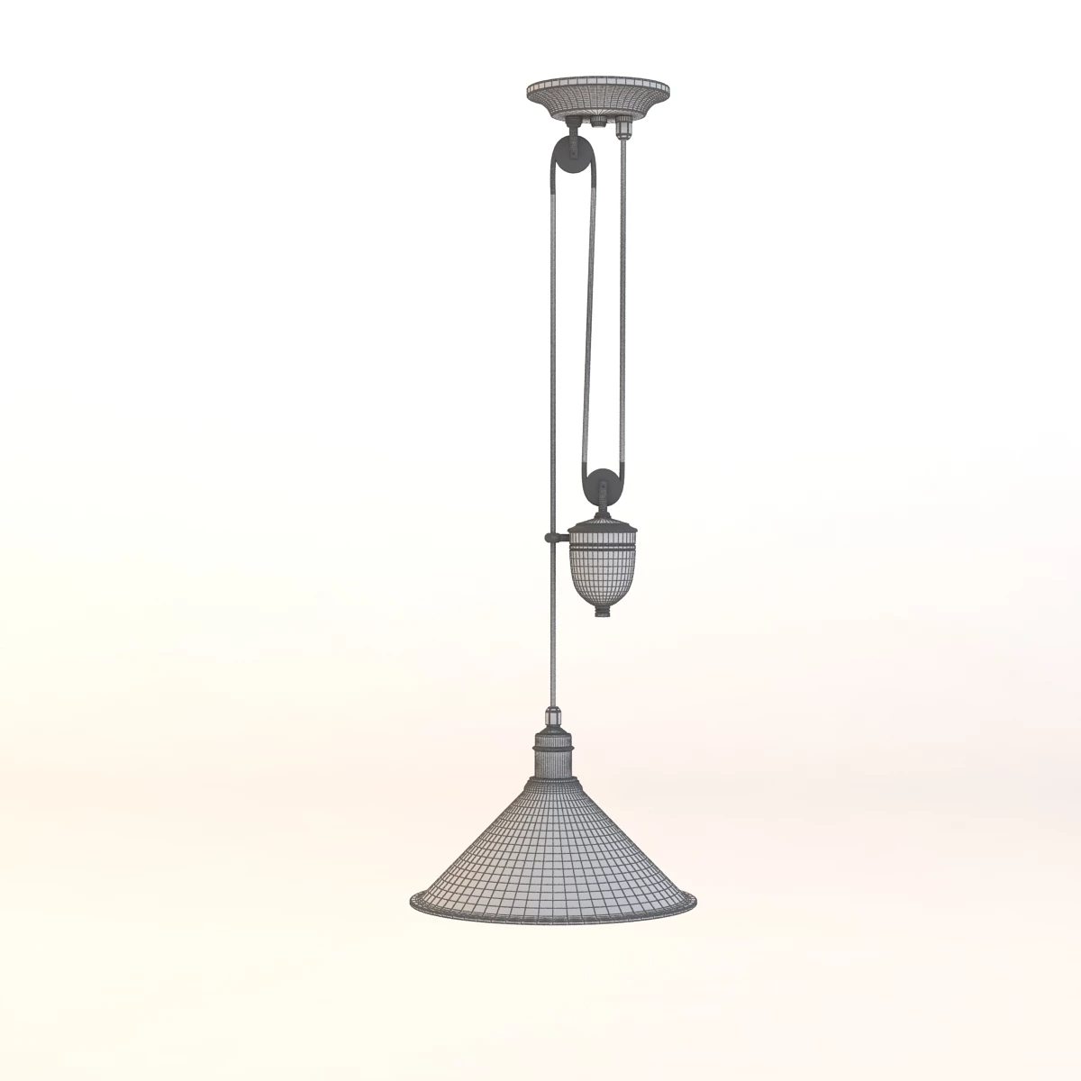 Provence Rise And Fall Ceiling Pendant 3D Model_03