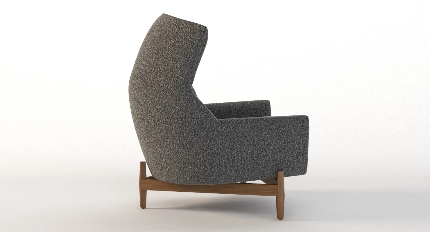 Ralph Pucci Jens Risom Big Chair 3D Model_06