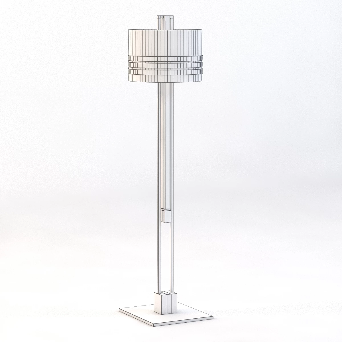 Romero Floor Lamp 3D Model_03