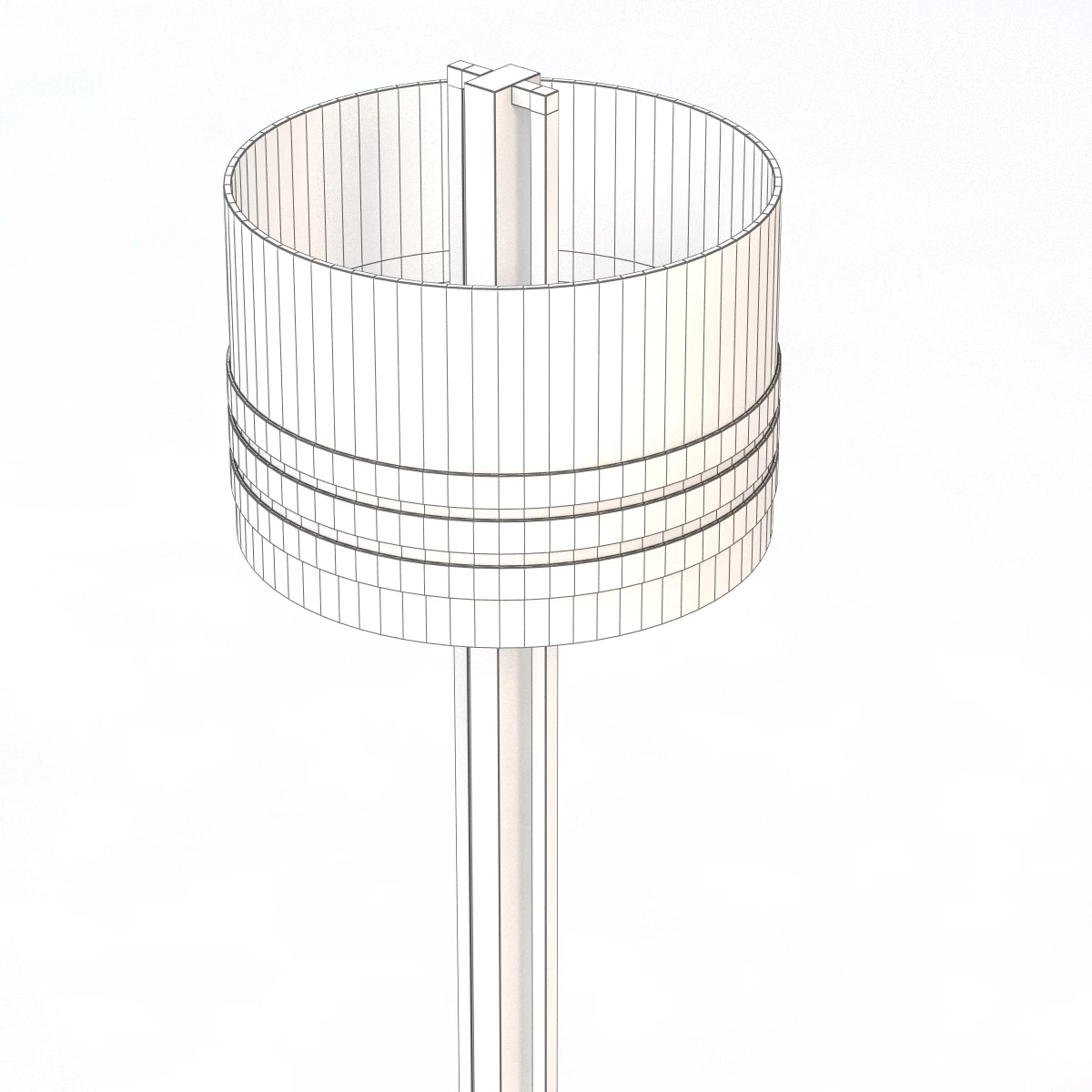 Romero Floor Lamp 3D Model_06