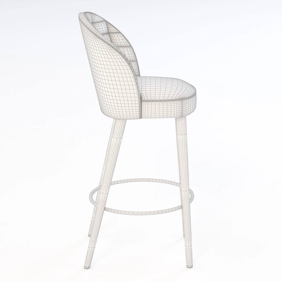 Rose 03084 Barstool 3D Model_07