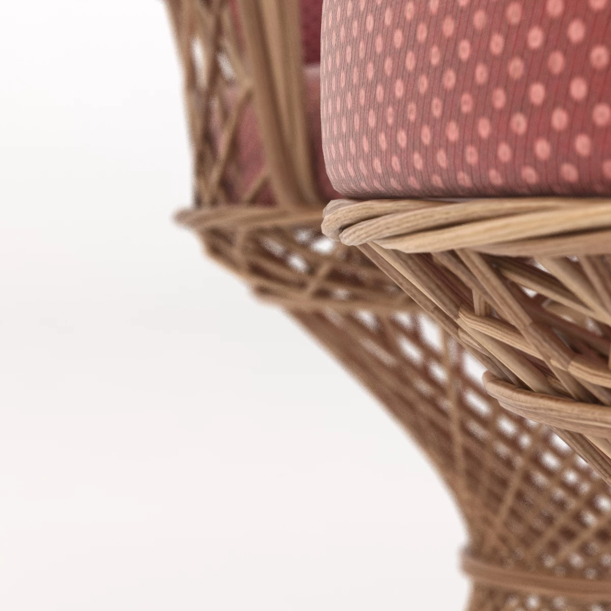 Saphir Outdoor Patio Garden Seat With Ottoman 3D Model_09