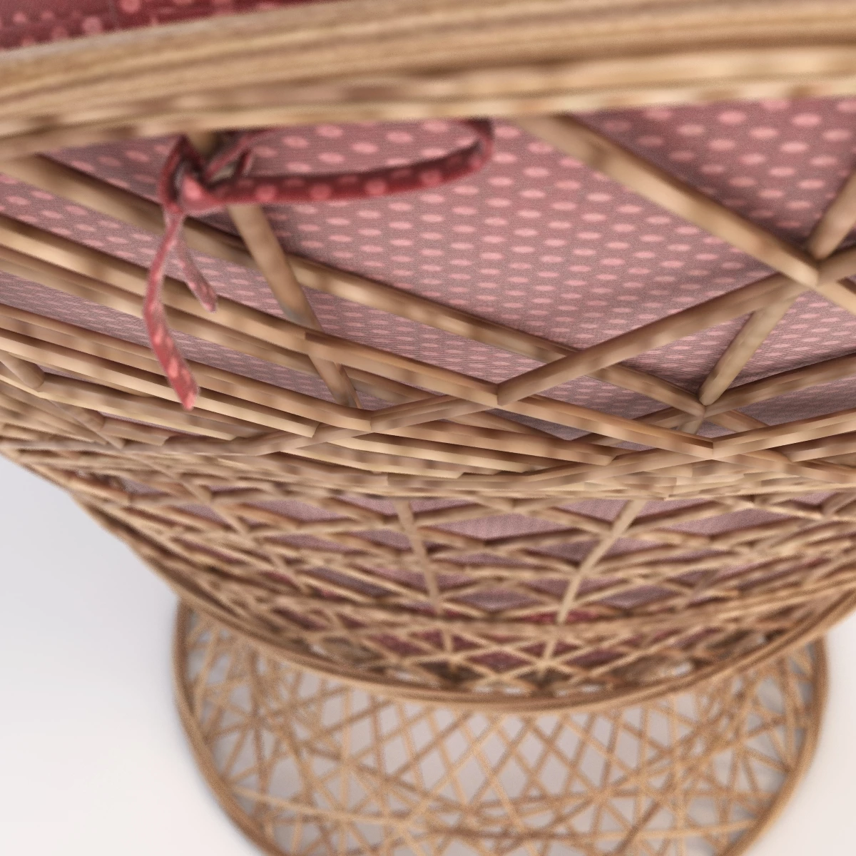 Saphir Outdoor Patio Garden Seat With Ottoman 3D Model_010