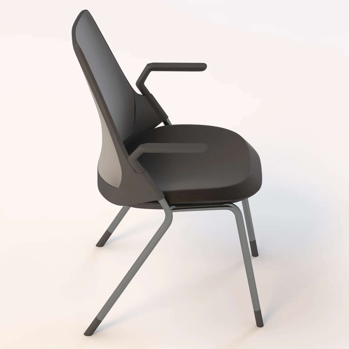 Sayl Side Chair 4 Leg Base 3D Model_05