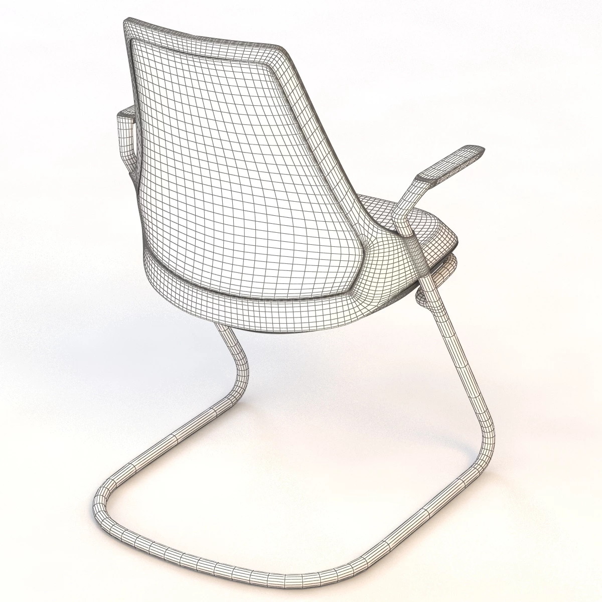 Sayl Side Chair Sled Base 3D Model_07