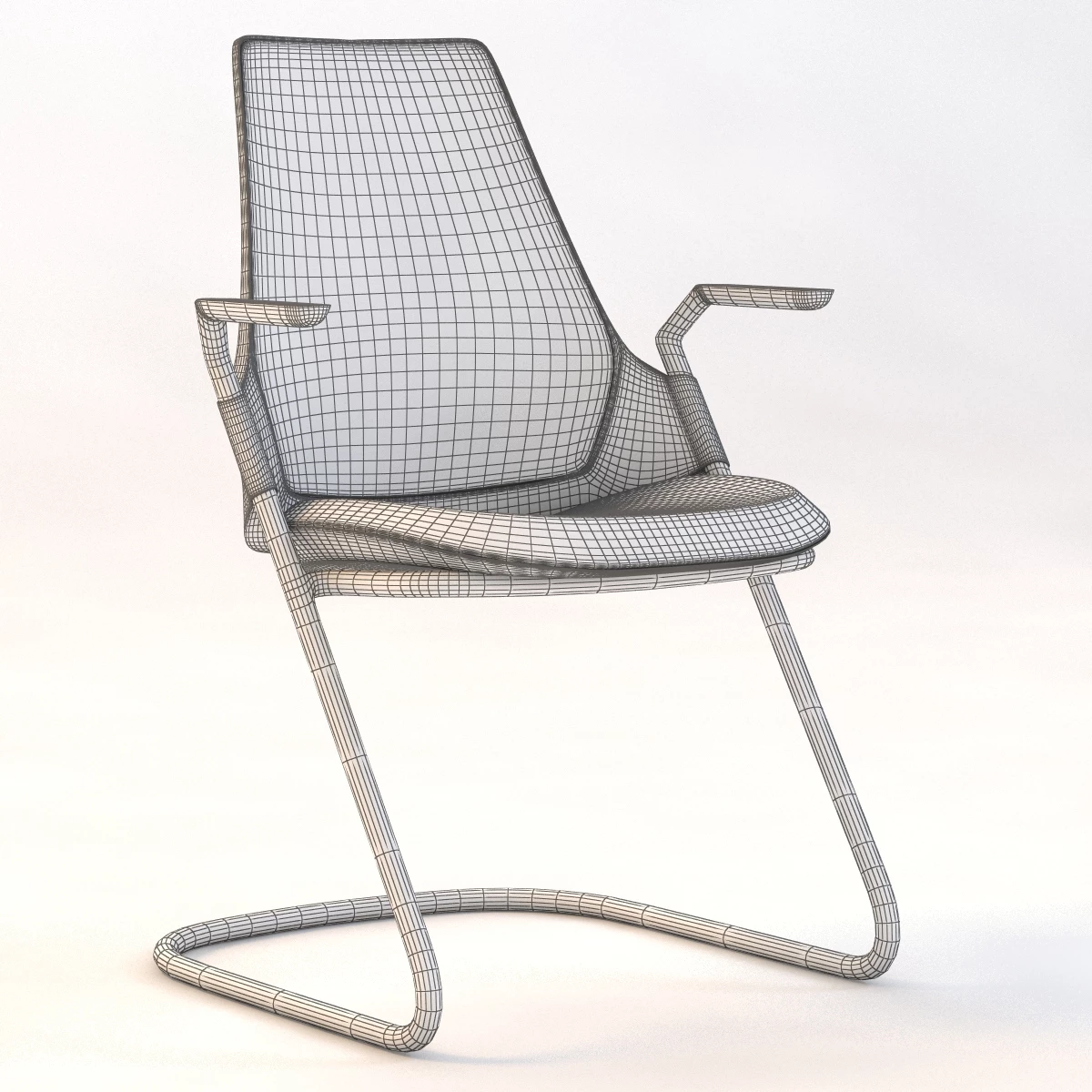 Sayl Side Chair Sled Base 3D Model_03