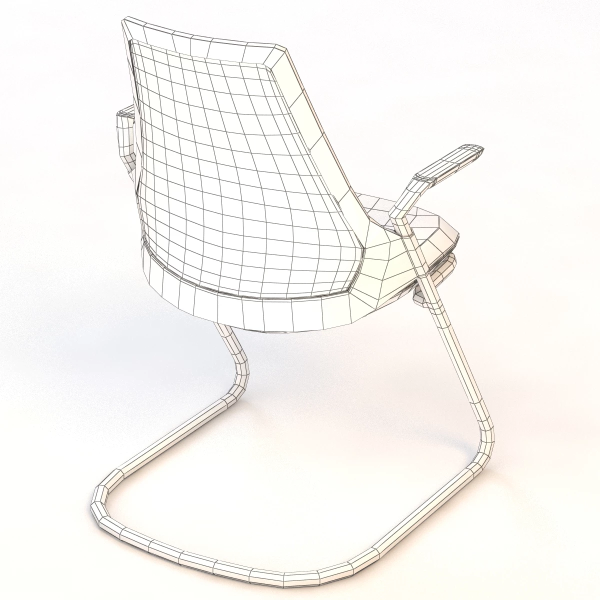 Sayl Side Chair Sled Base 3D Model_08