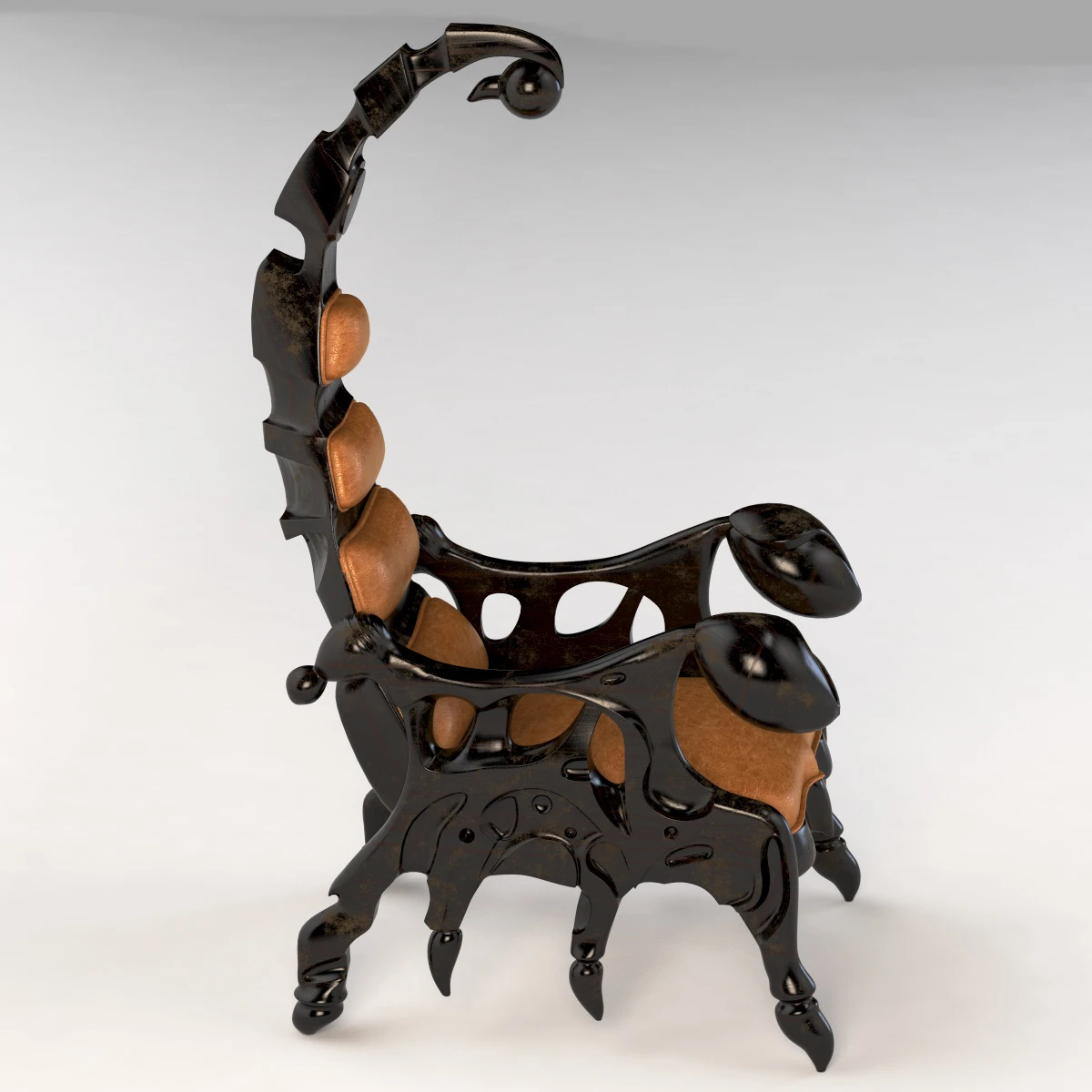 Giant Scorpion King Chair 3D Model_06