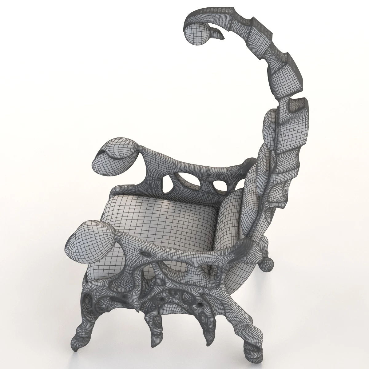Giant Scorpion King Chair 3D Model_013
