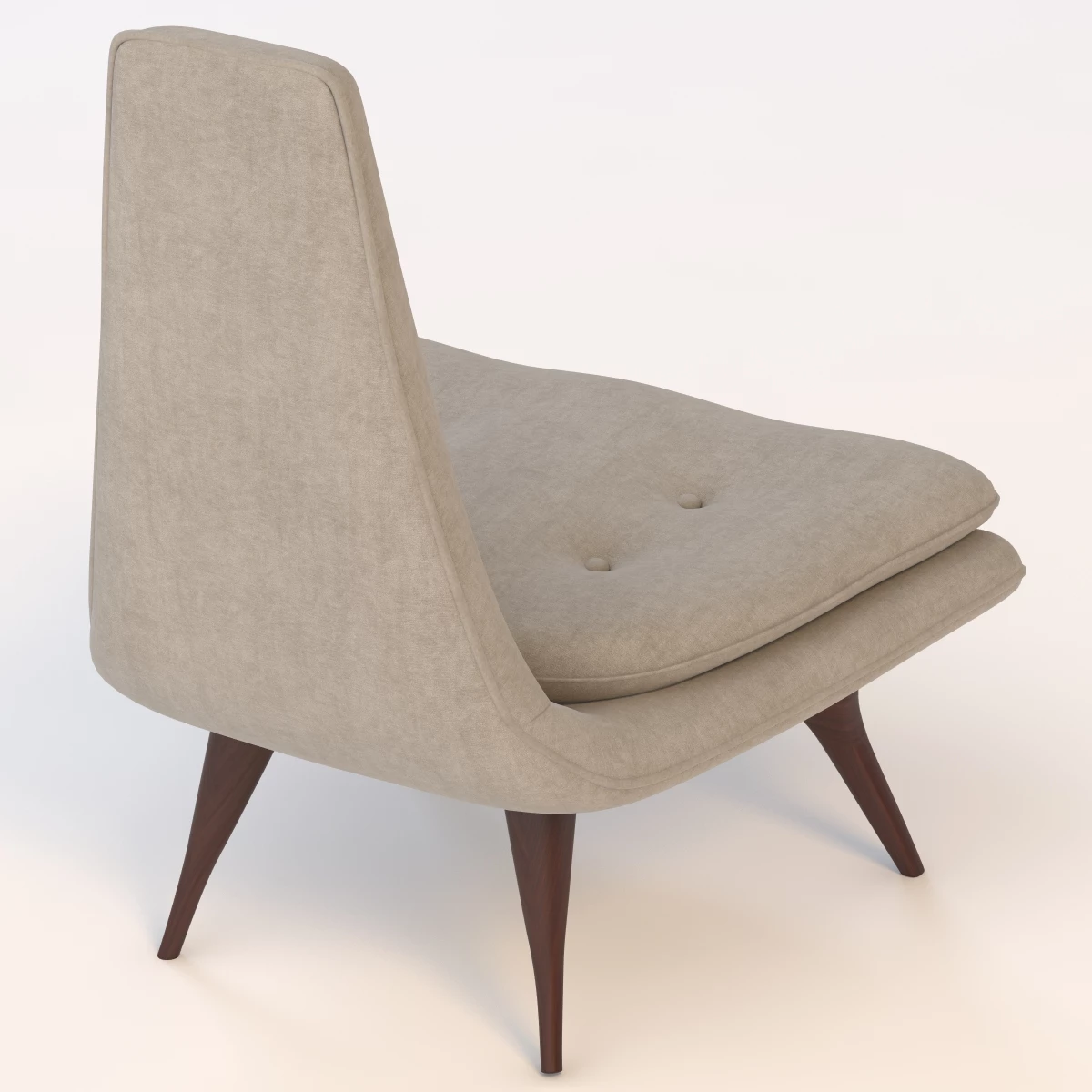 Sculptural Lounge Chair by Karpen 3D Model_05