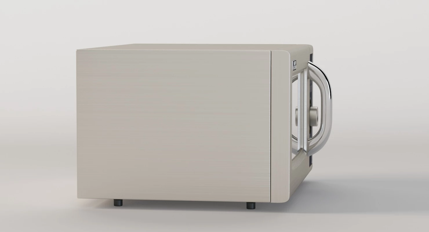 Sharp Medium Duty Commercial Microwave 3D Model_08