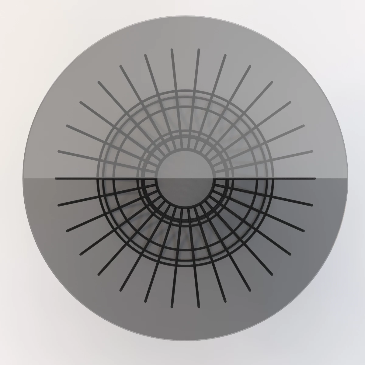 Sorio Round garden table 3D Model_09