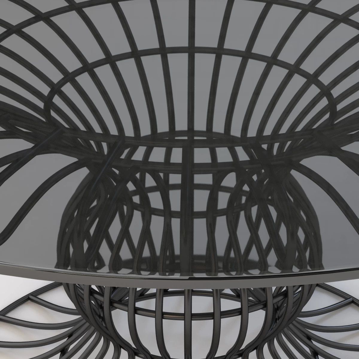 Sorio Round garden table 3D Model_04