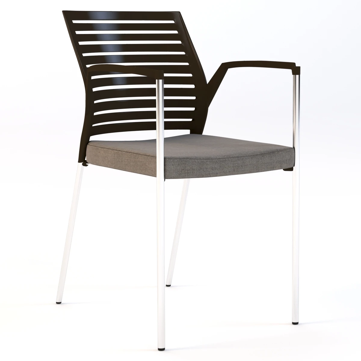 Source Hall Stacking Chair 3D Model_01