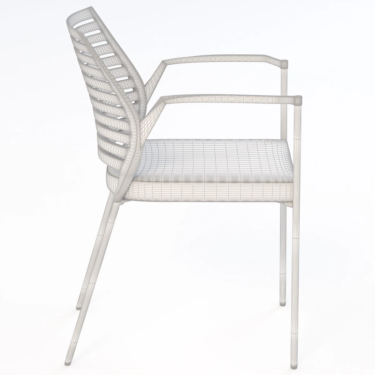 Source Hall Stacking Chair 3D Model_07