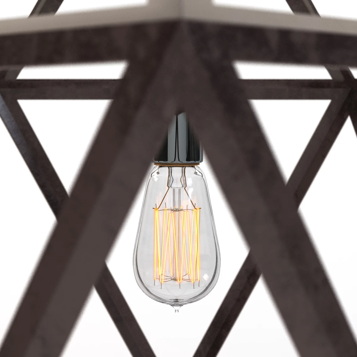Steel Polyhedron Pendant 3D Model_07
