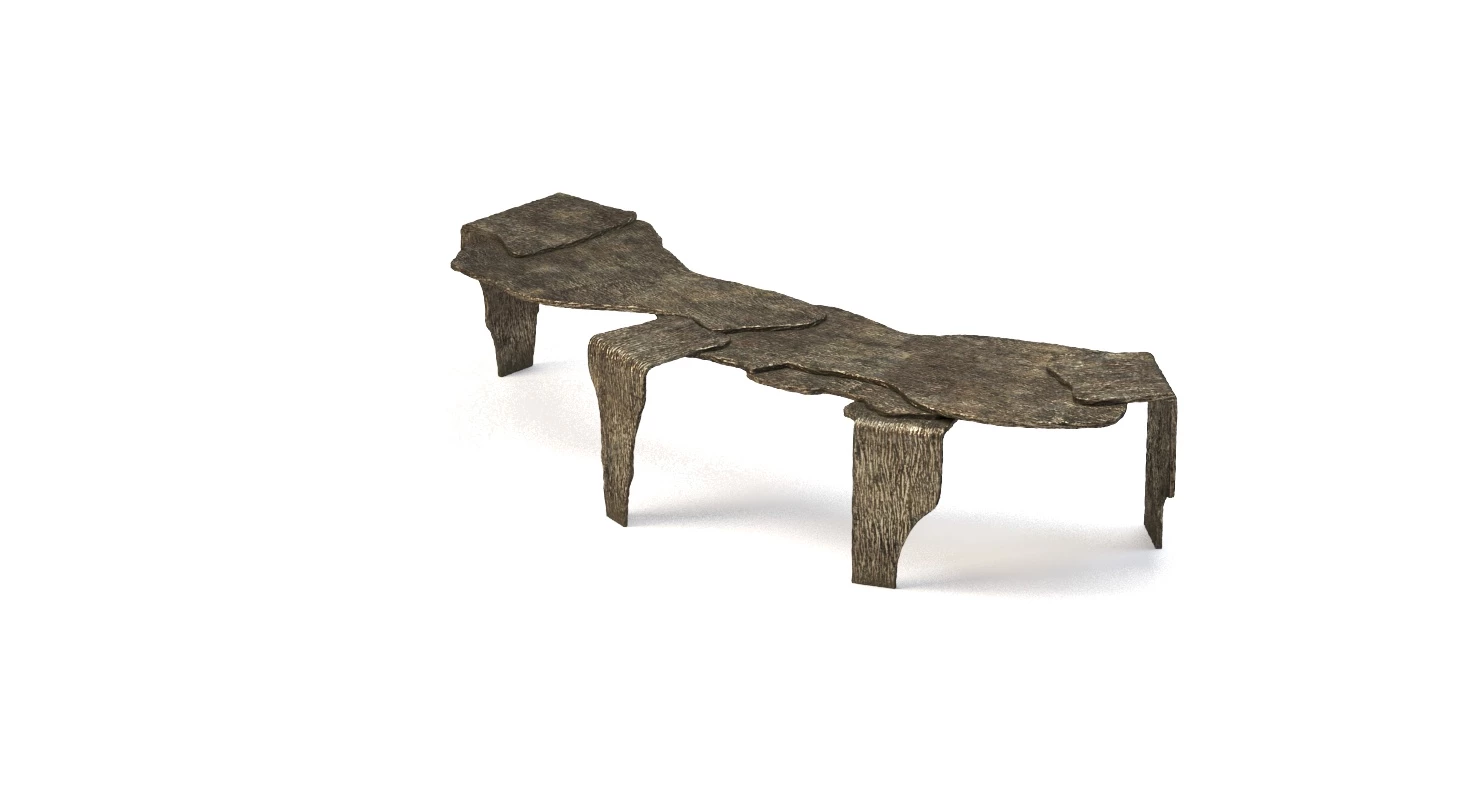 Stefan Bishop Mantle Bench Come Tea Table 3D Model_07