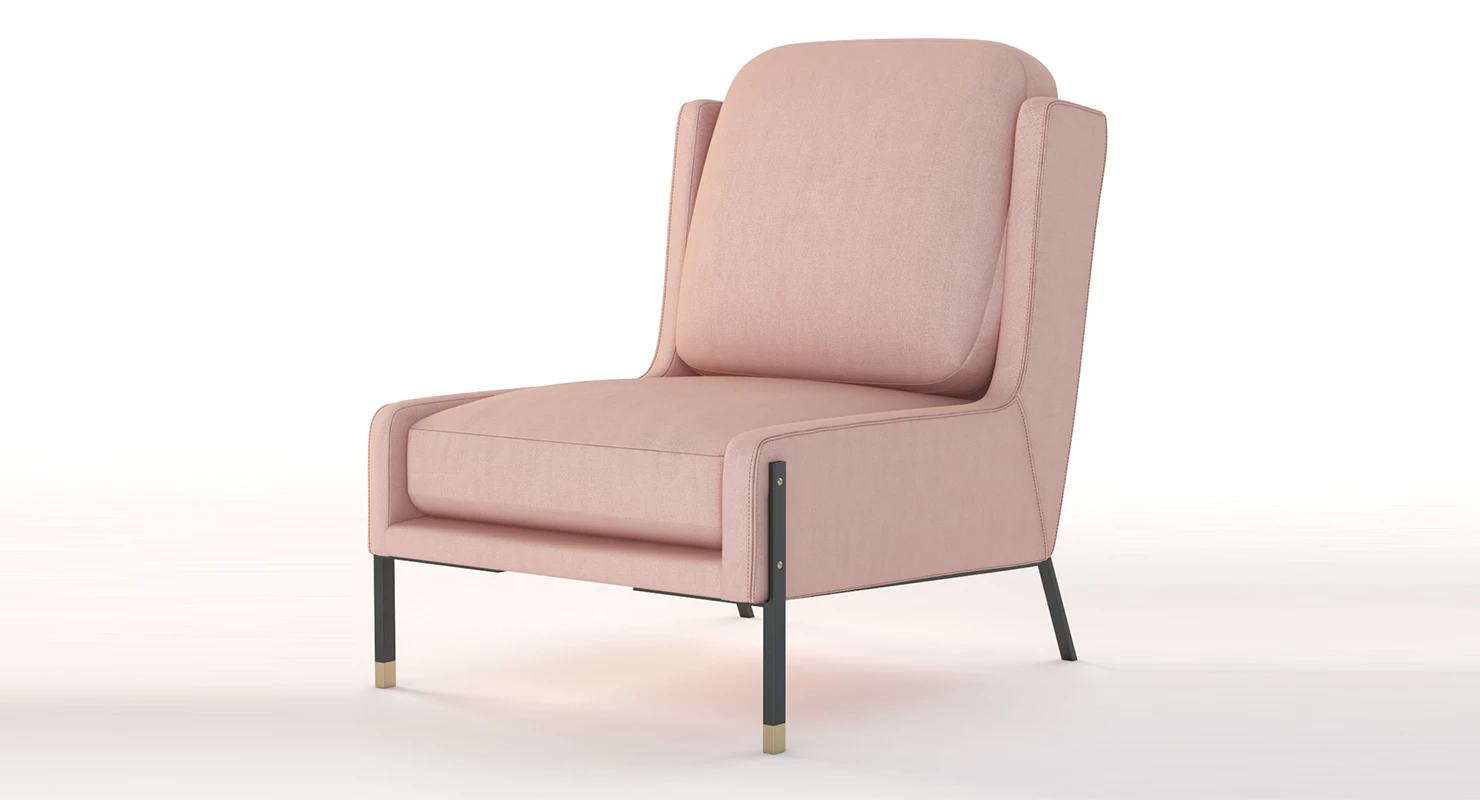 Stellar Works Blink Easy Chair 3D Model_01