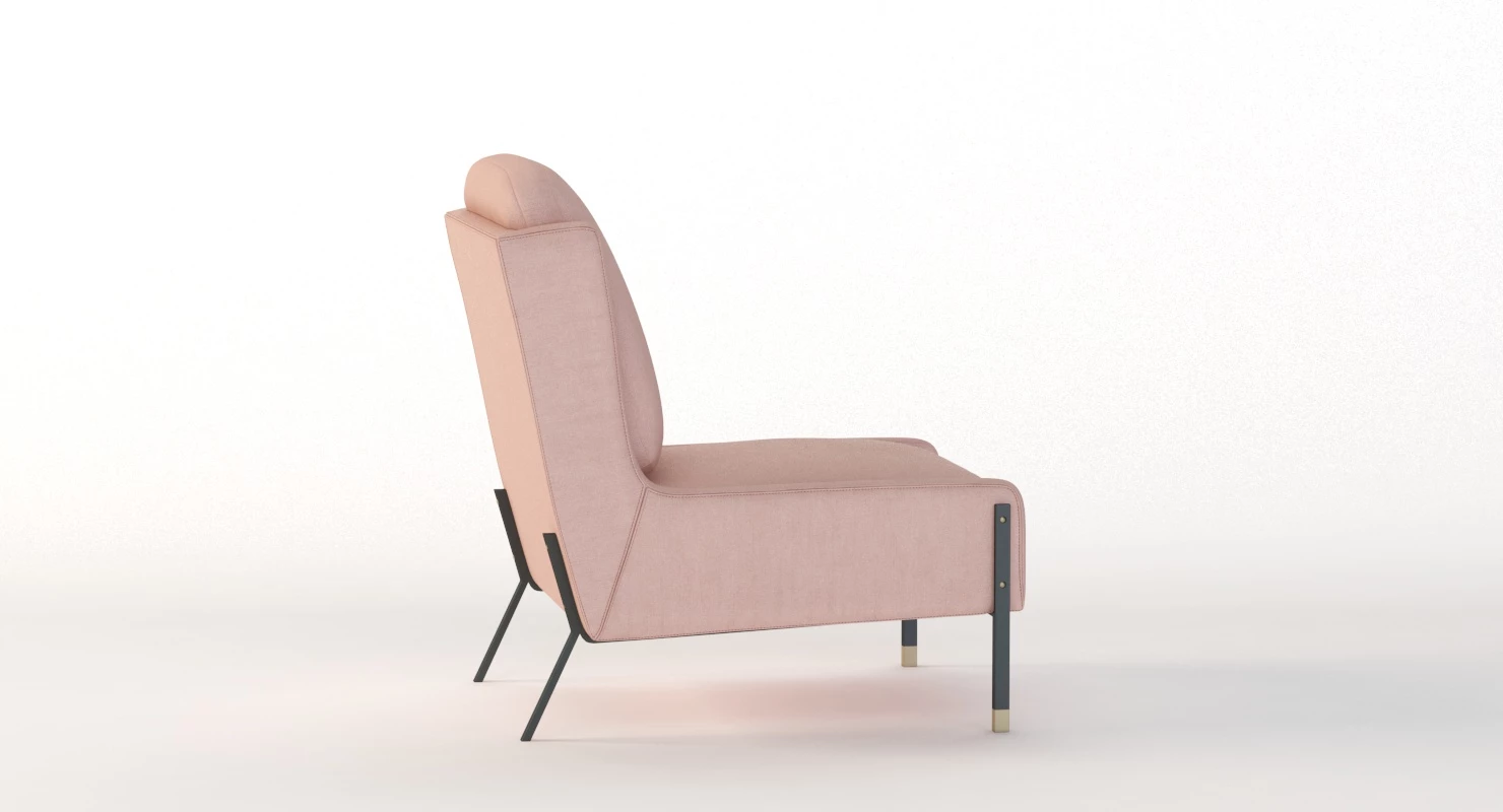 Stellar Works Blink Easy Chair 3D Model_05