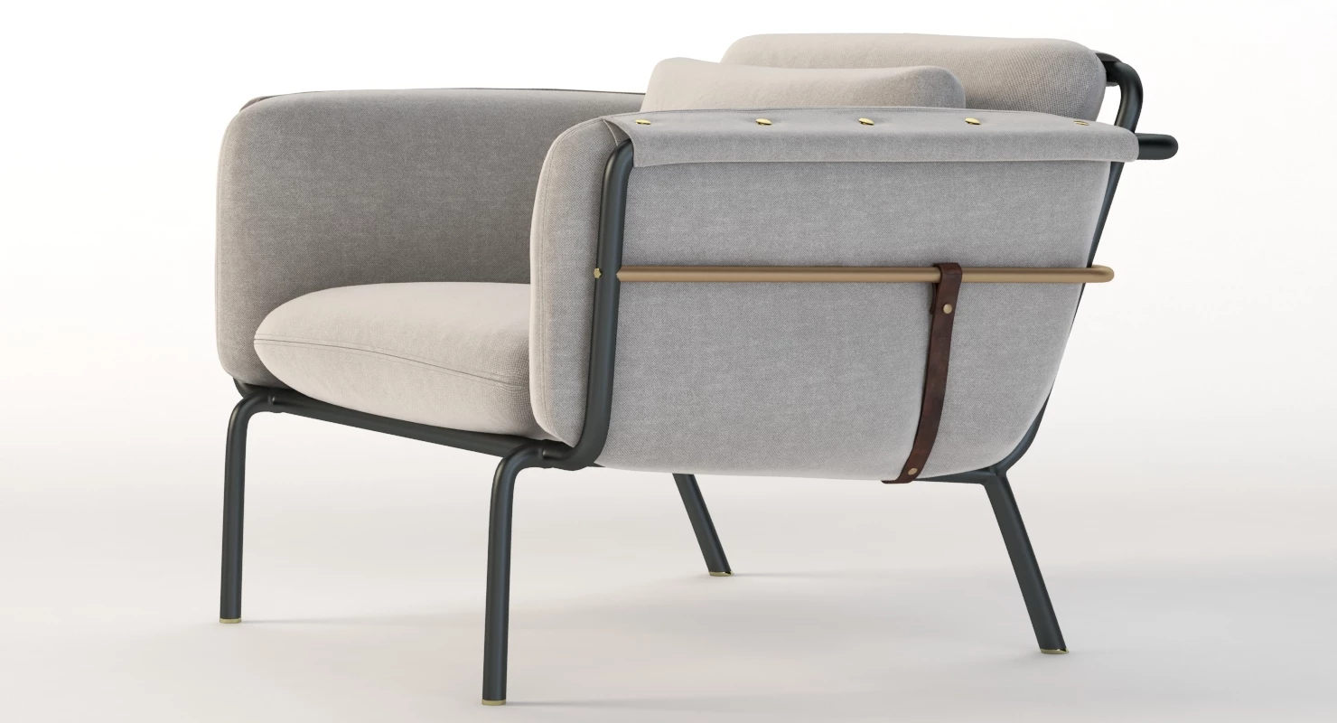 Stellar Works Valet Club Chair By David Rockwell 3D Model_09