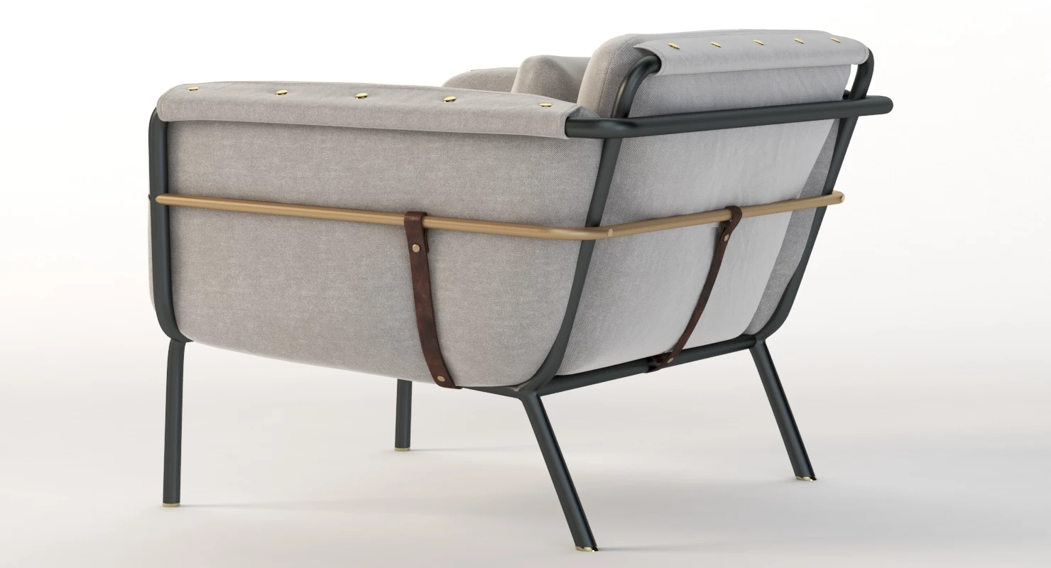 Stellar Works Valet Club Chair By David Rockwell 3D Model_08