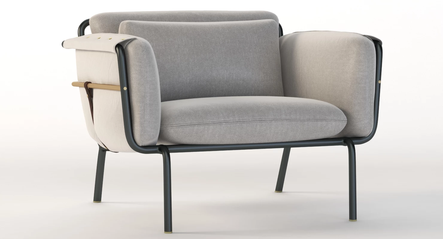 Stellar Works Valet Club Chair By David Rockwell 3D Model_04
