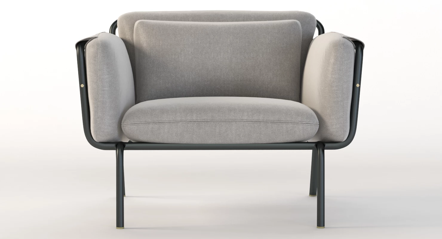 Stellar Works Valet Club Chair By David Rockwell 3D Model_010