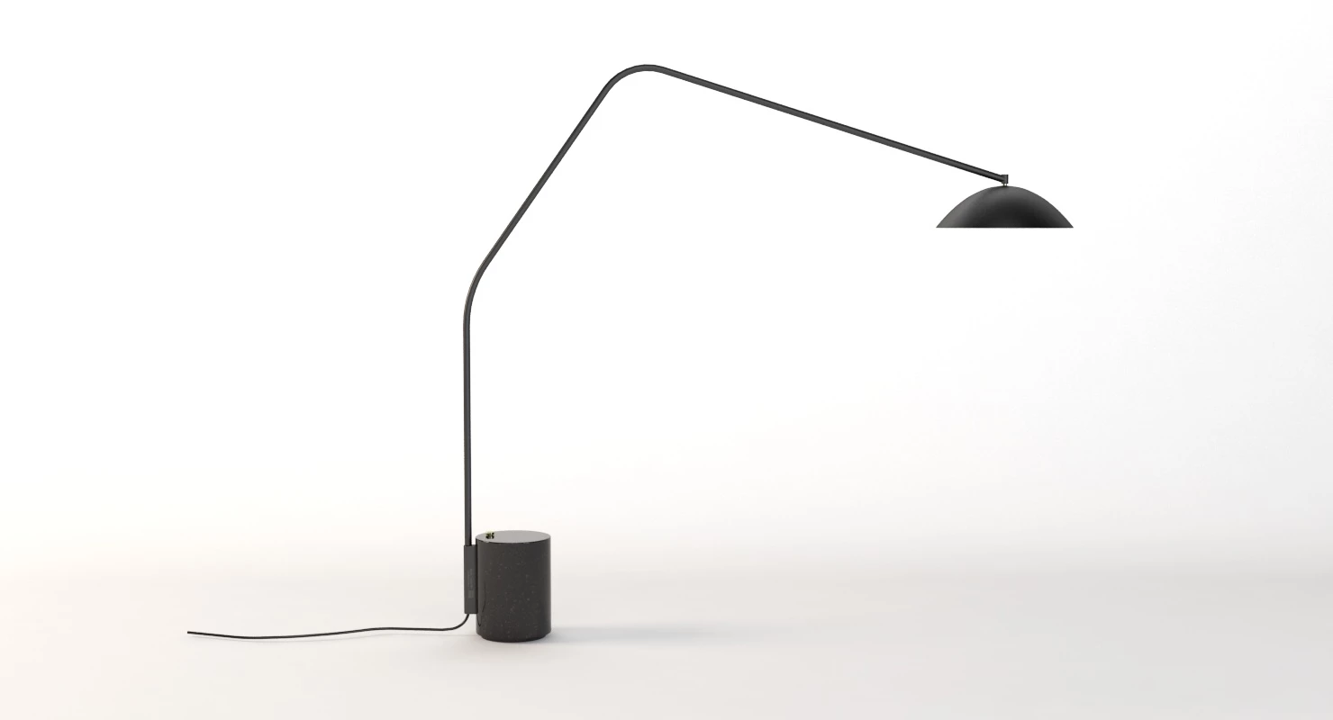 Sten Floor Lamp By Norm Architects 3D Model_05