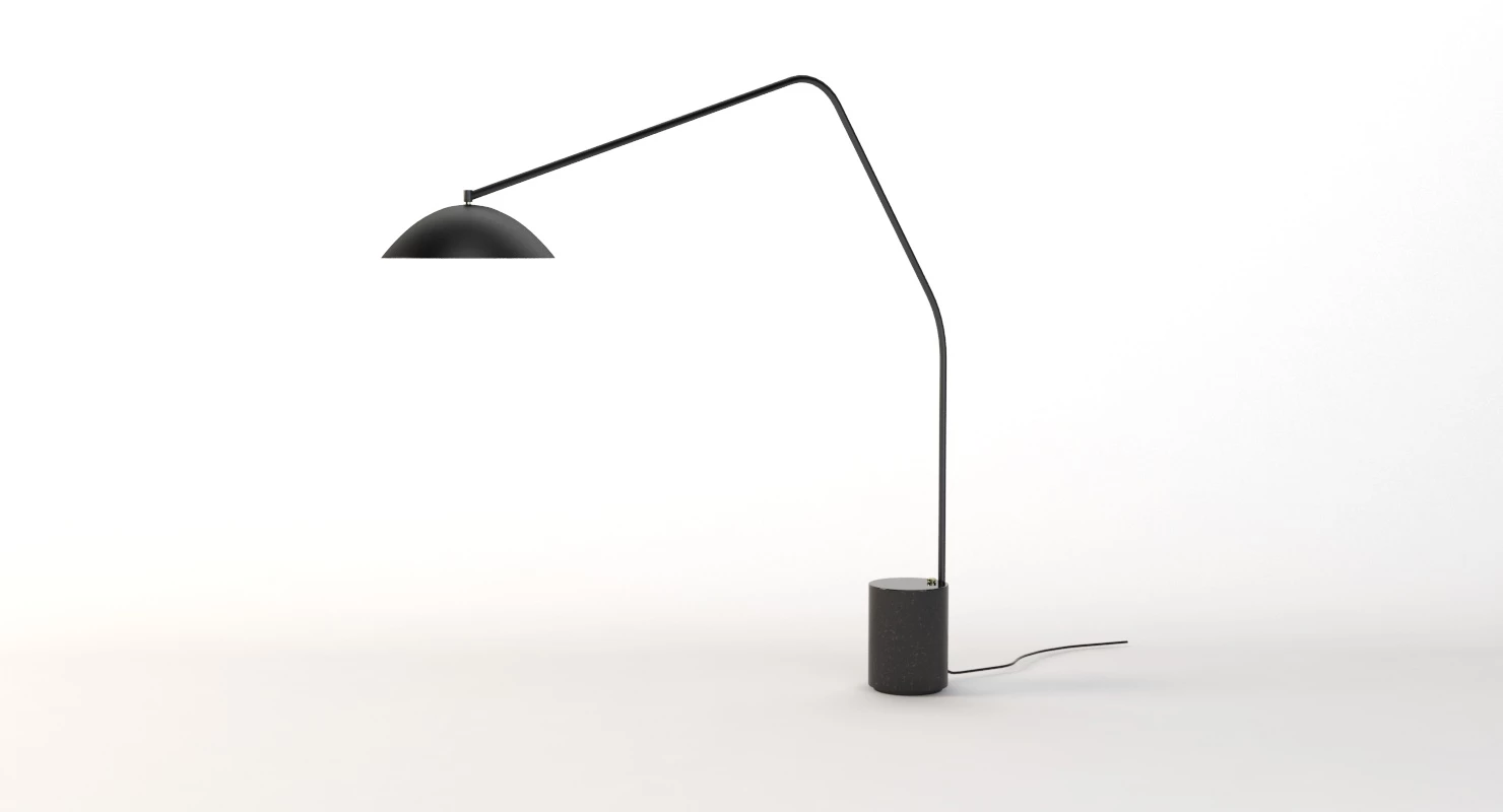 Sten Floor Lamp By Norm Architects 3D Model_09